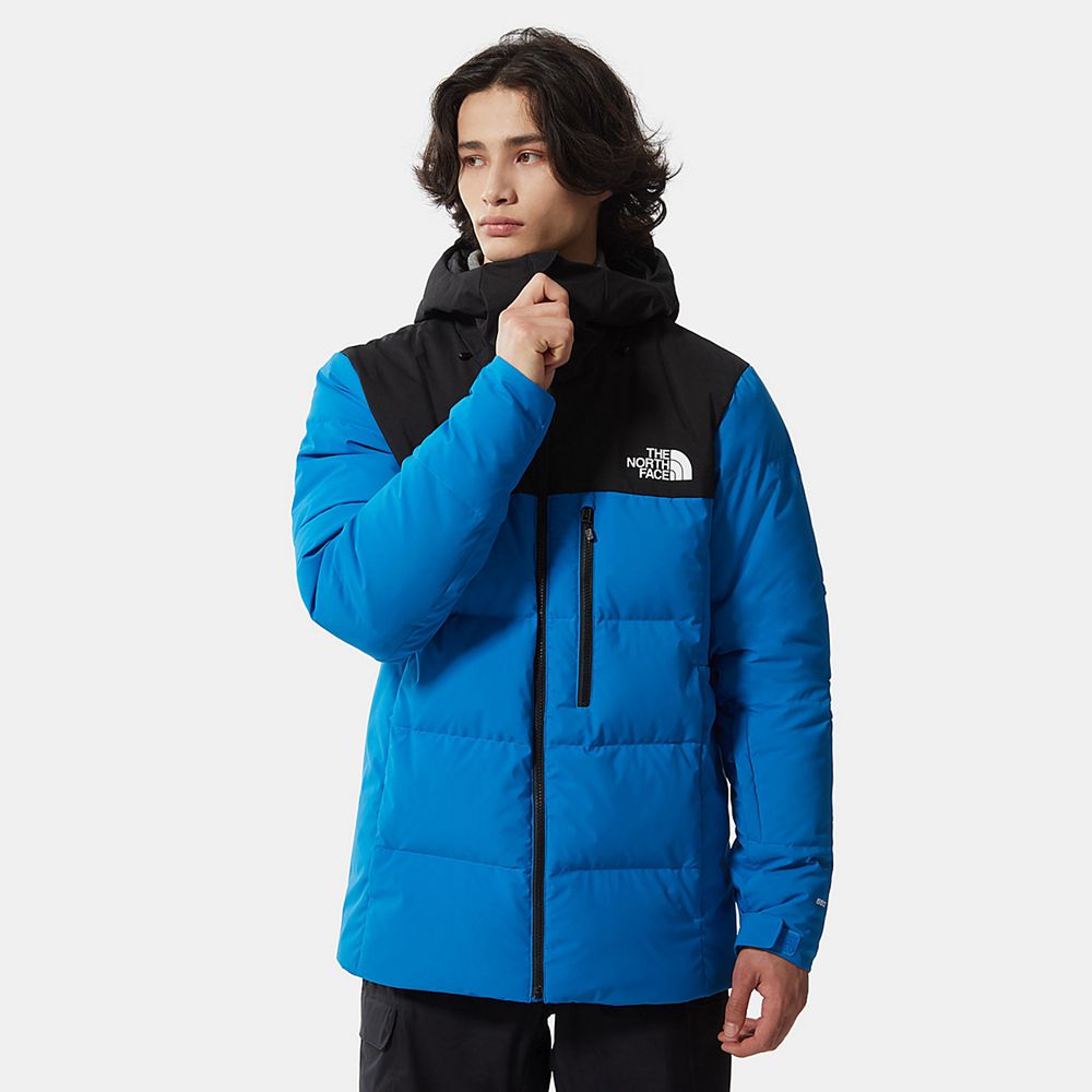 The North Face Winter Jacket Mens Australia - The North Face Corefire Blue / Black (NJR-859124)